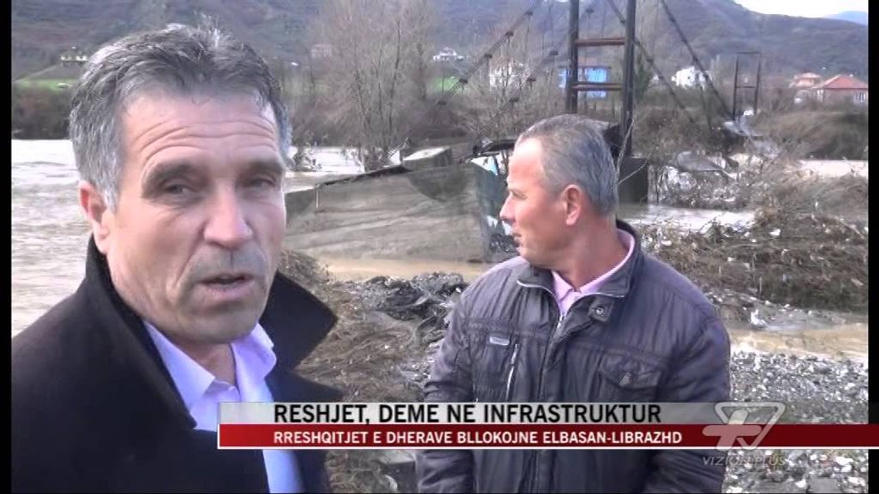Rrëshqitjet e dherave bllokojnë Elbasan-Librazhd - News, Lajme - Vizion Plus