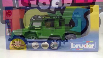 Bruder Land Rover Defender Toys For Kids | Tarzan The Wonder Car | Playing Toys At Home