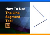 How To Use The Line Segment Tool (Adobe Illustrator Tutorial)