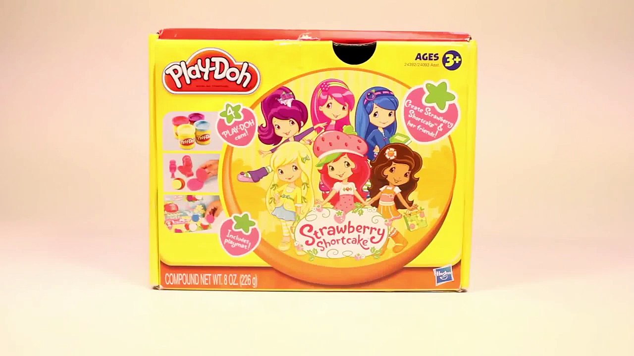 Play-Doh Strawberry Shortcake and Friends Playdough Kit Hasbro Toys Review