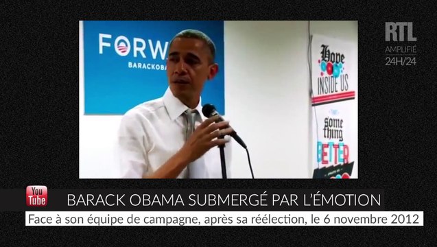 Quand Barack Obama est submergé par ses émotions