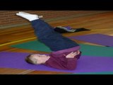 Yoga For Kids Obesity - Sarvangasana Exercise For Weight Loss - English
