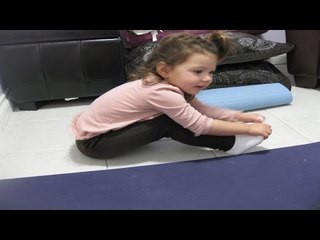 Paschimottanasana- Back Stretching Pose For Kids Fitness - English