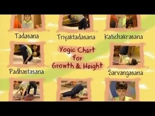 Yogic Chart For Kids Fitness And Diets - English