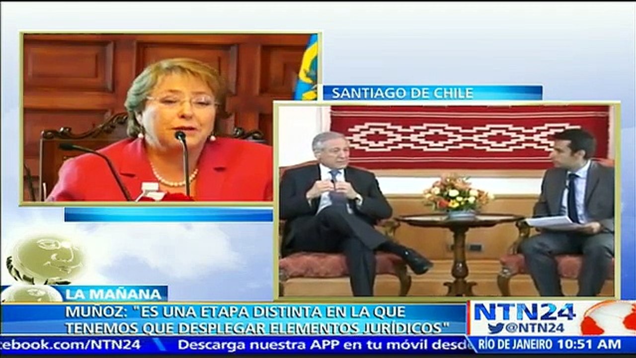 Exclusiva NTN24 | Chile ha estado dispuesto al diálogo con Bolivia sin condiciones: canciller Heraldo Muñoz