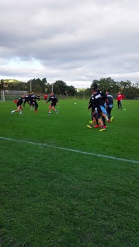 L'entraînement de Mouscron Péruwelz du 7 janvier 2016 à San Roque