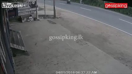 Dog Causes Rickshaw Accident