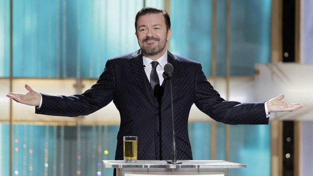 Ricky Gervais's favorite award show targets
