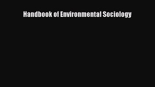 PDF Download Handbook of Environmental Sociology Download Full Ebook