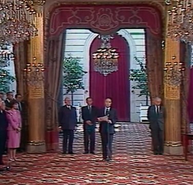 Discours d'investiture du président François Mitterrand pour son deuxième septennat
