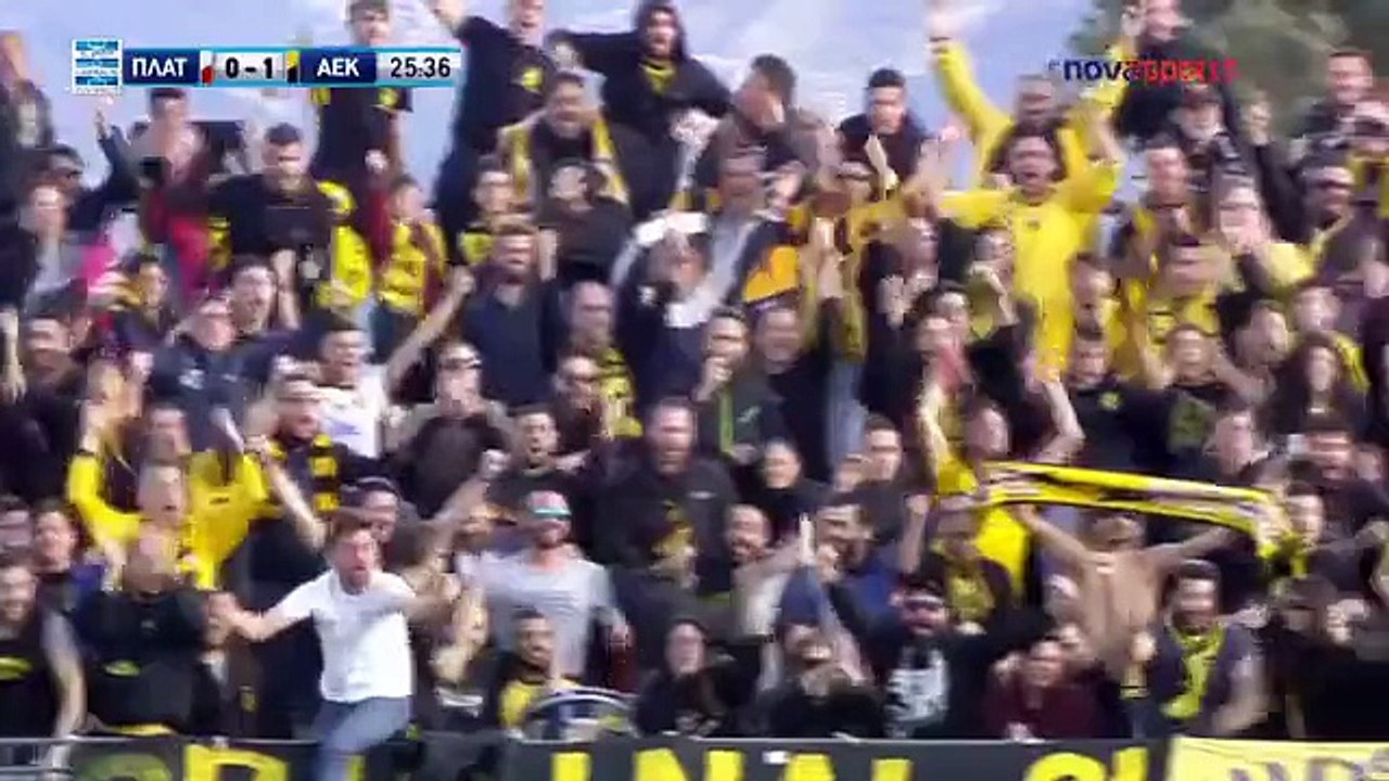 16η Αγ. ΠΛΑΤΑΝΙΑΣ - ΑΕΚ 0-3 Όλα τα γκολ