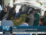Atentado con coche bomba en Libia causa la muerte de 60 personas