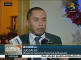 Luis Salas: Gobierno venezolano enfrenta diario la guerra económica