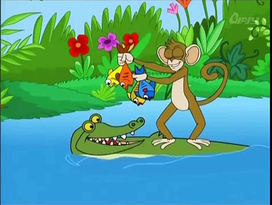 The Monkey And The Crocodile - Grandma Stories - Hindi Animated Stories For Kids , Animated cinema and cartoon movies HD Online free video Subtitles and dubbed Watch 2016