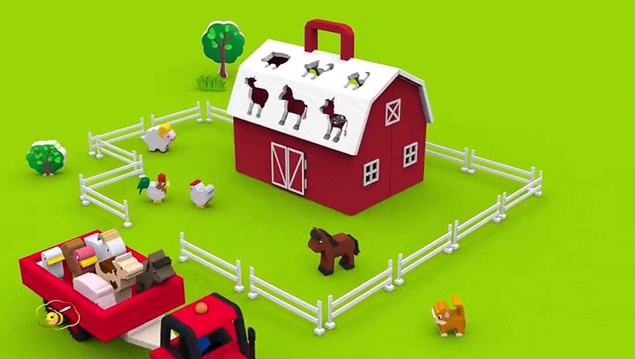 Apprendre les animaux de la ferme et leurs cris. Dessins animés pour bébés en français. Learn French  Fun Fan FUN Videos