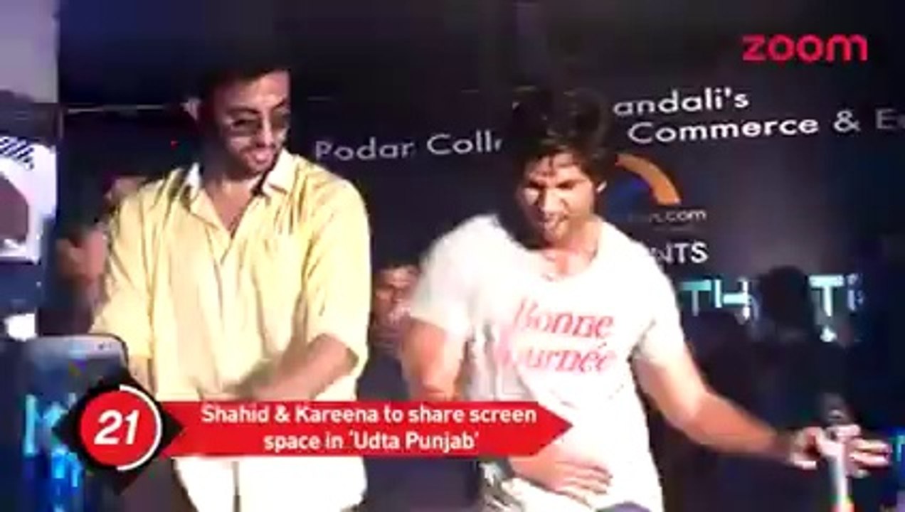 Shahid Kapoor & Kareena Kapoor Khan to share screen space in 'Udta Punjab' _ Bollywood News