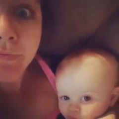 Baby Says I Love You to Mommy... So Adorable !! )
