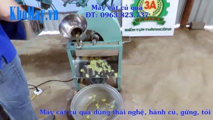 Máy cắt lát củ quả, máy thái gừng, nghệ đa năng