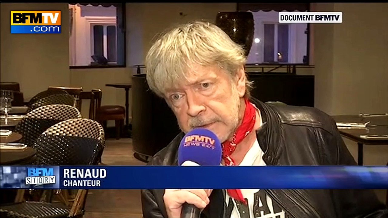 DOCUMENT BFMTV - Renaud sur les attentats: "Même pas peur, toujours vivant, toujours debout!"