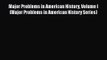 [PDF Download] Major Problems in American History Volume I (Major Problems in American History