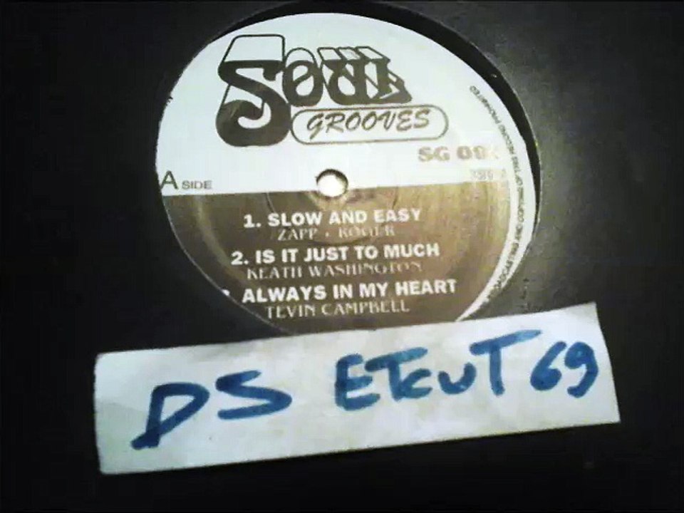 KEATH WASHINGTON -IS IT JUST TO MUCH(RIP ETCUT)SOUL GROOVES REC 80's