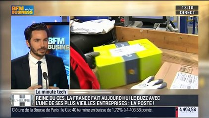 La Minute Tech: La Poste fait le buzz au CES avec son objet connecté - 07/01