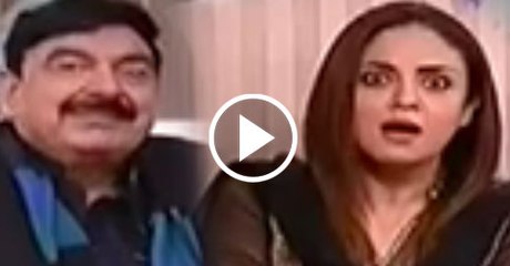 Reaction of Sheikh Rasheed When his Girl Friend Called in Live Show