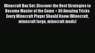 Minecraft Box Set: Discover the Best Strategies to Become Master of the Game + 30 Amazing Tricks