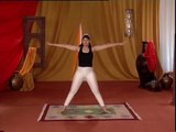 Trikonasana - Triangle Pose, Yoga Exercise for Slimming - English