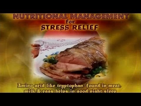 Nutritional Management for Stress Relief, Diet - English