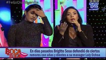 Brigitte Sosa afirma que nadie la obligó a defender a su manager