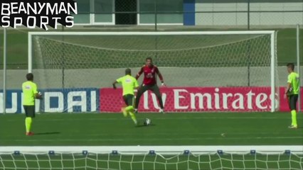 World Cup 2014 Neymar Practices Stutter Penalty In Brazil Training