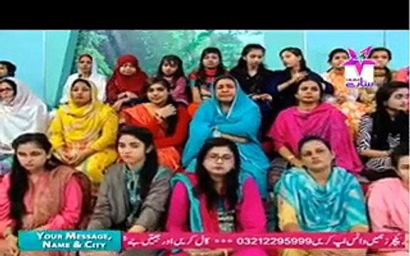 reham khan singing song on shaista lodhi show