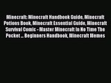 Minecraft: Minecraft Handbook Guide Minecraft Potions Book Minecraft Essential Guide Minecraft