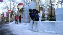 Frostig schön: Eis-Festival in Harbin