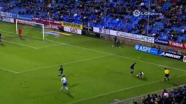 j.19 liga adelante 15/16 Zaragoza 3-Huesca 3