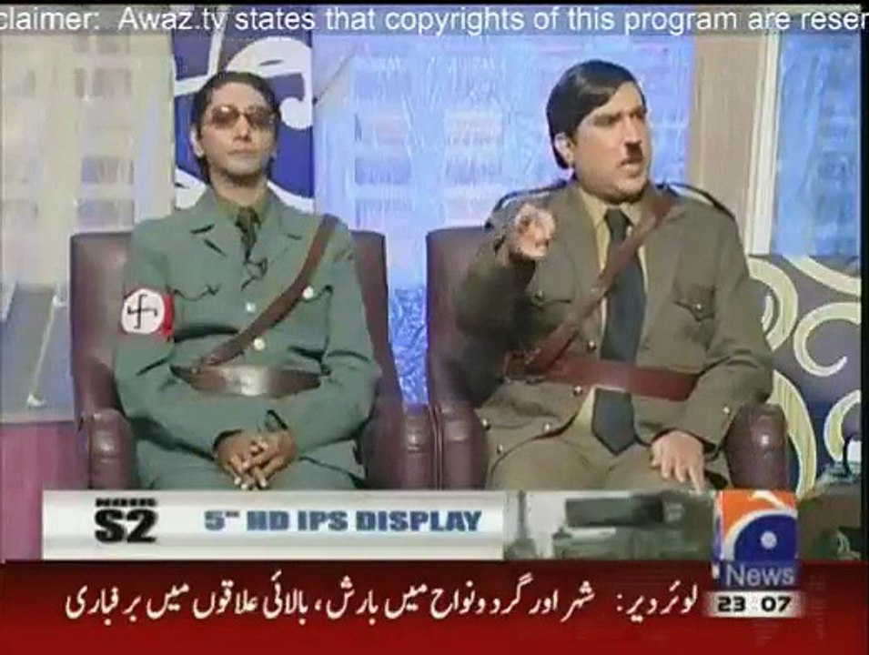 Reham Khan with Imran Khan Dummy in Khabar Naak on Geo News - 7 January 2015