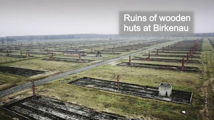 Auschwitz: Drone video of Nazi concentration camp