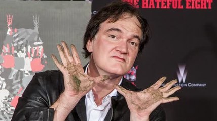Quentin Tarantino a posé ses empreintes devant le TCL Chinese Theatre