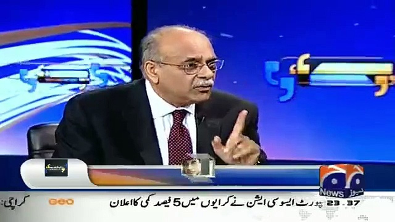 Najam Sethi Advices Rangers And Asif Zardari -
