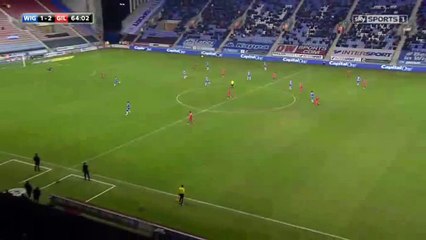 Will Grigg Goal HD - Wigan 1-2 Gillingham FC - 07-01-2016 League One