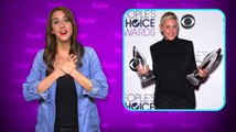 Ellen DeGeneres wins People's Choice Award's Favorite Humanitarian.