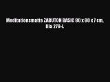 Meditationsmatte ZABUTON BASIC 80 x 80 x 7 cm lila 279-L