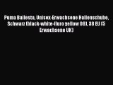 Puma Ballesta Unisex-Erwachsene Hallenschuhe Schwarz (black-white-fluro yellow 08) 38 EU (5