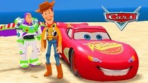 New TOY SOTRY Animation w/ Buzz Lightyear & Sheriff Woody ft MCQUEEN + Fun Songs for Kids