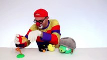 Dima der lustige Clown! Noch mehr Spass mit Angry Birds! Verrückte Kindervideos mit Lerni