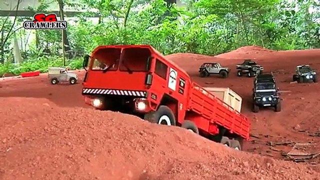 10 Scale Trucks offroad RC 4x4 Adventures - Man Kat scx10 land rover defender 110 rc4wd hilux Stunning Videos