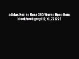 adidas Herren Hose 365 Woven Open Hem black/tech grey f12 XL Z21223