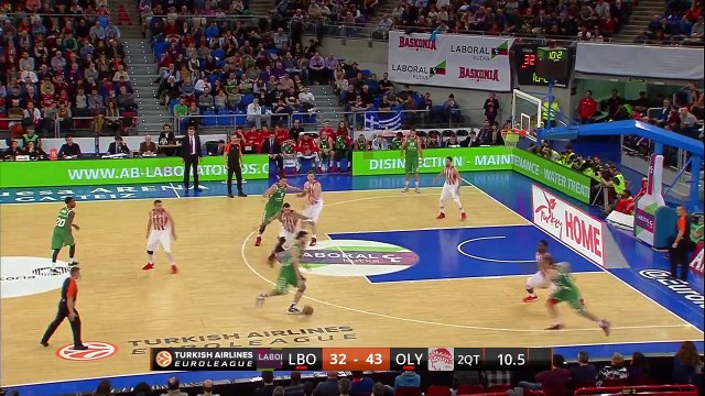 Highlights: Laboral Kutxa Vitoria-Olympiacos Piraeus