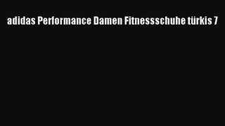 adidas Performance Damen Fitnessschuhe t?rkis 7